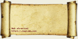 Tijana Bećković vizit kartica